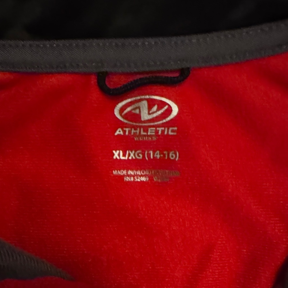 Red and Black Full-Zip Jacket - Picture 2 of 4